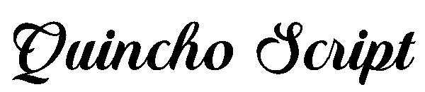Quincho Script字体