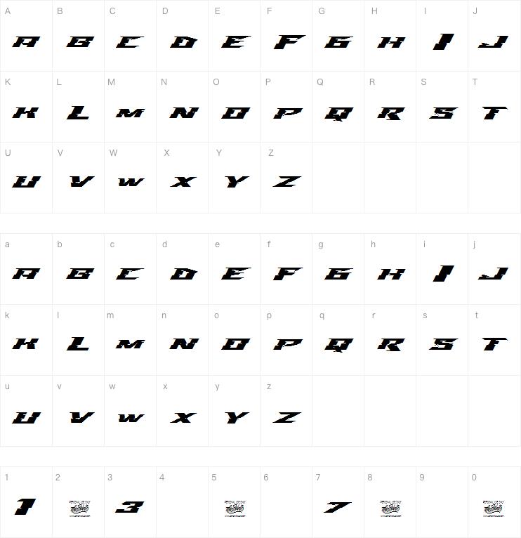 Racerz字体