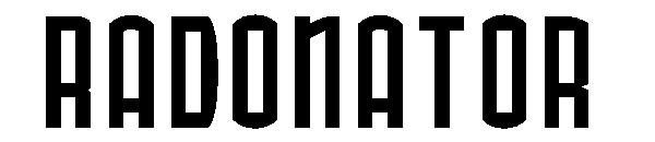 Radonator字体