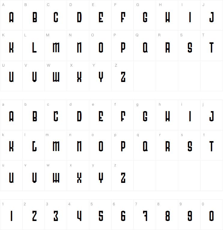 Radonator字体