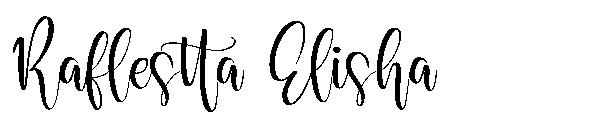 Raflestta Elisha字体