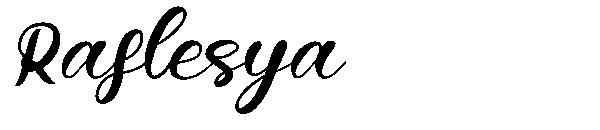 Raflesya字体