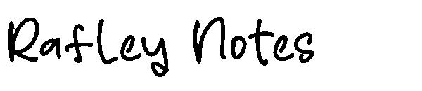 Rafley Notes字体