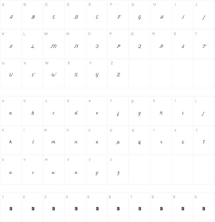 Rahaely字体