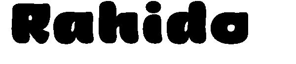Rahido字体