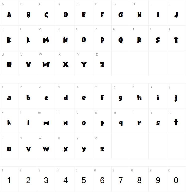 Rainclouds DEMO字体