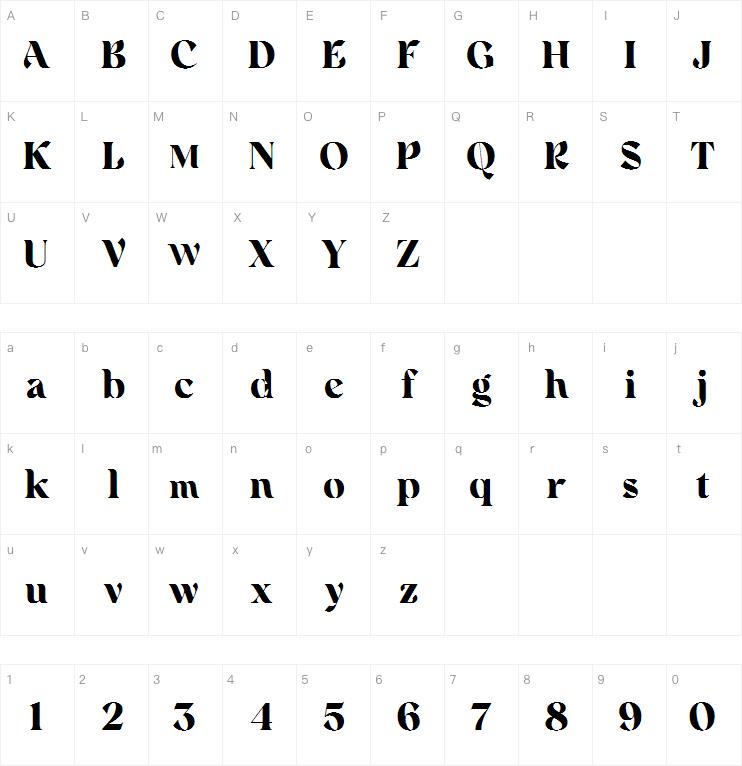 Rainesta字体