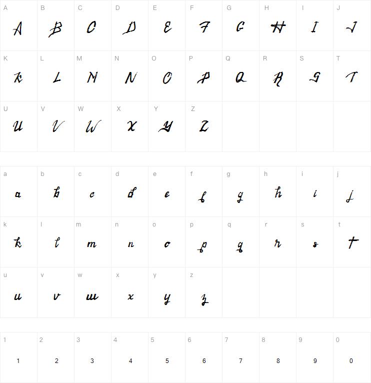 Raintake字体