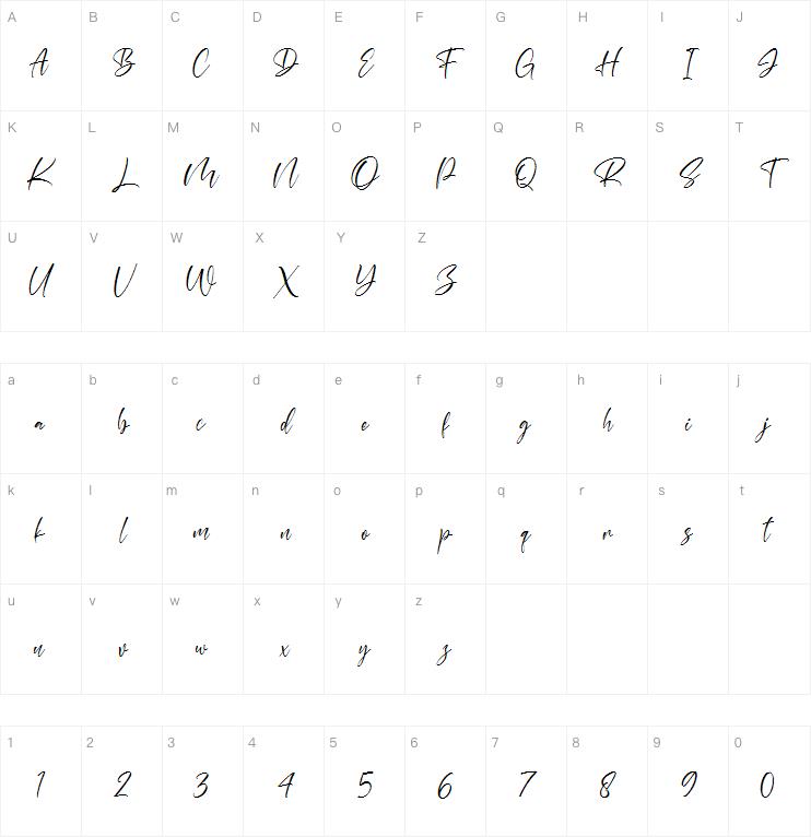 Raissey字体