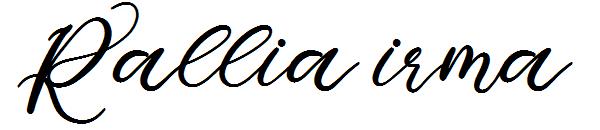 Rallia irma字体