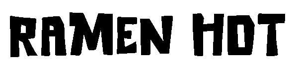 Ramen Hot字体