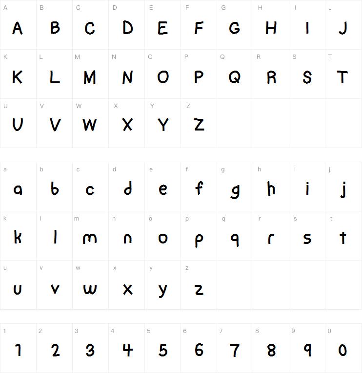 rapid mental thursday字体