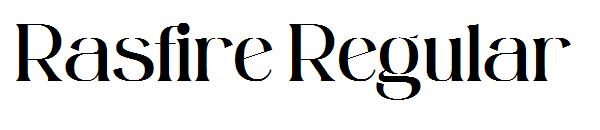 Rasfire Regular字体