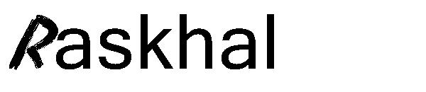 Raskhal字体