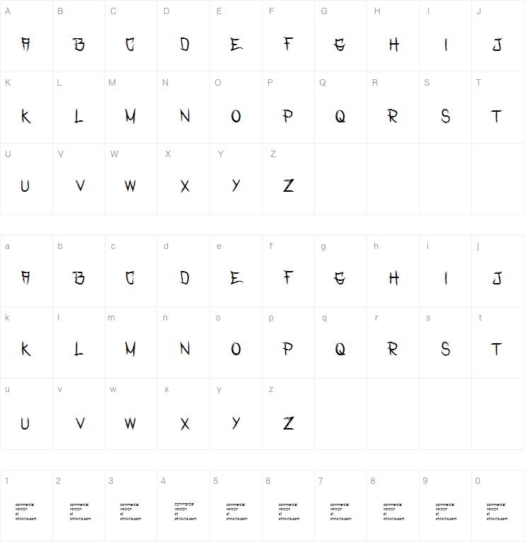 Rasterized 字体