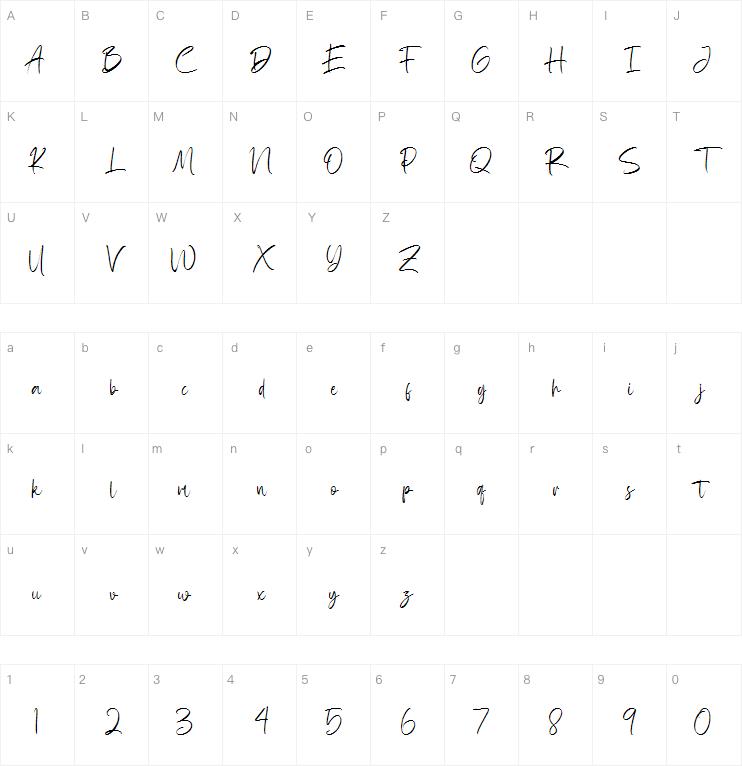 Rattfiny Script字体