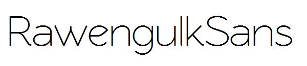 RawengulkSans字体