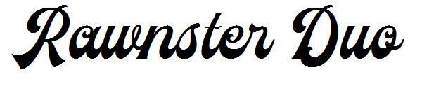 Rawnster字体 Duo
