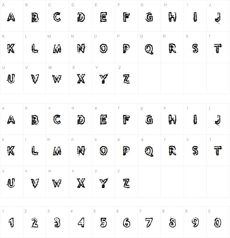 Reason to see Evil字体