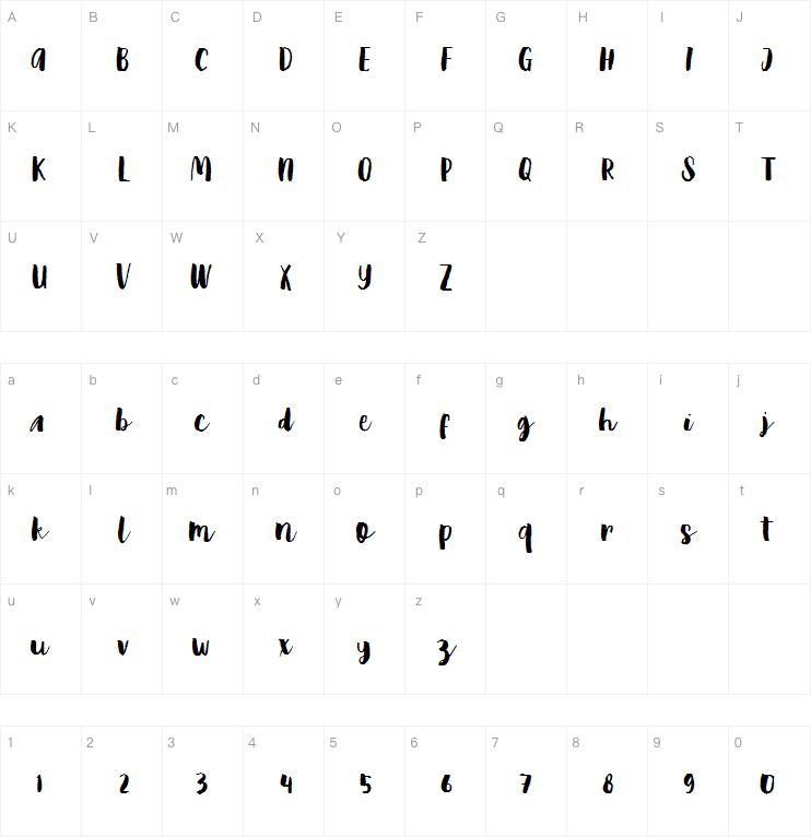Reckless Brush字体
