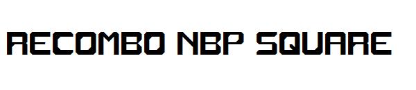Recombo NBP Square字体