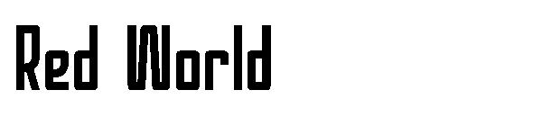 Red World字体