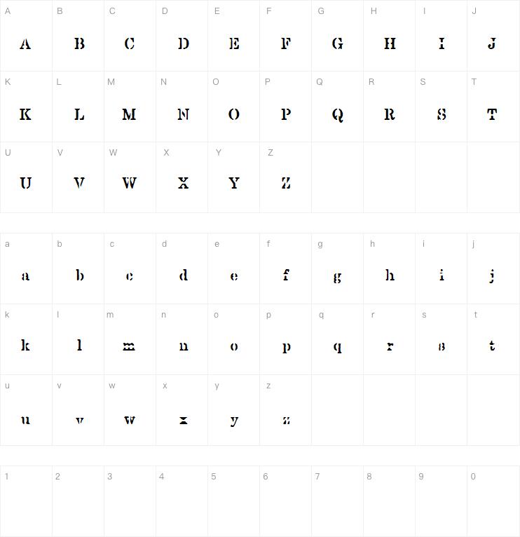 Regime Change字体