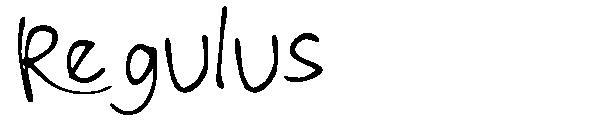 Regulus字体