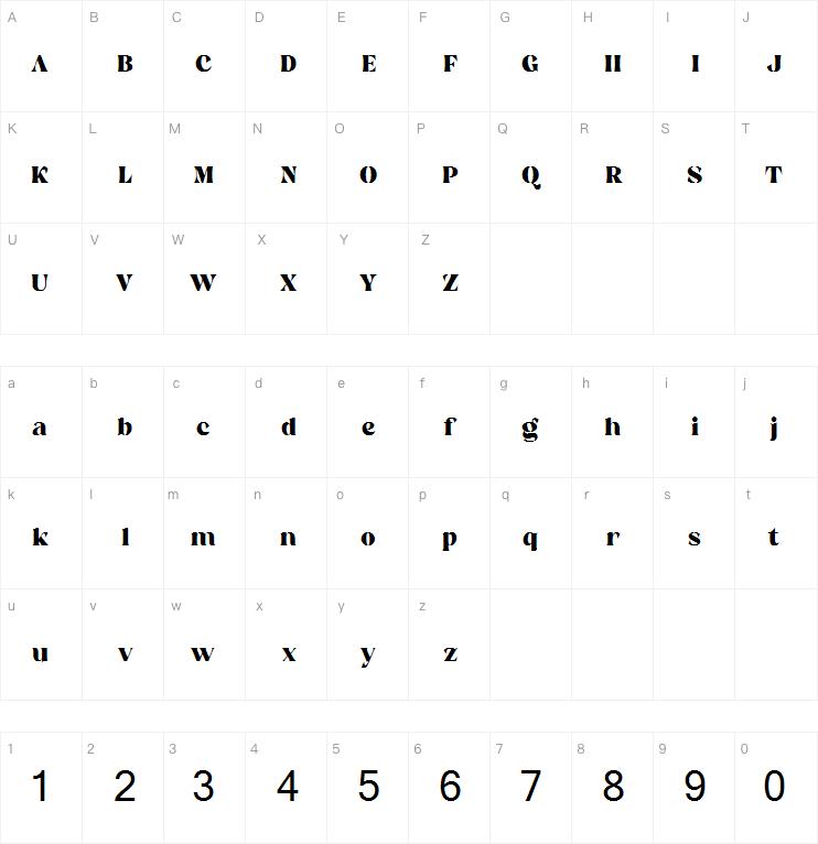 Reikna字体