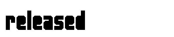 Released字体