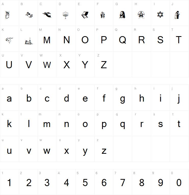 Religious  1字体
