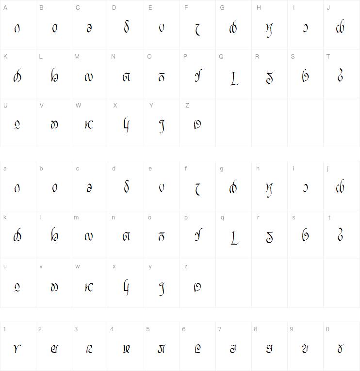 Rellanic字体