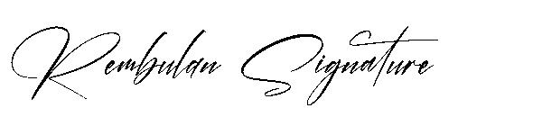 Rembulan Signature