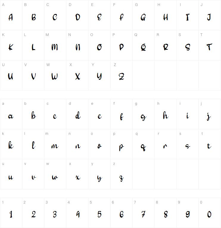 Renanty字体