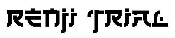 Renji Trial字体