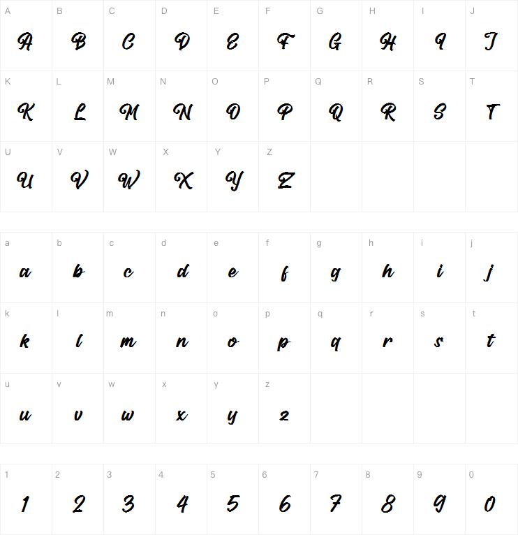 Rentrick Kentack字体