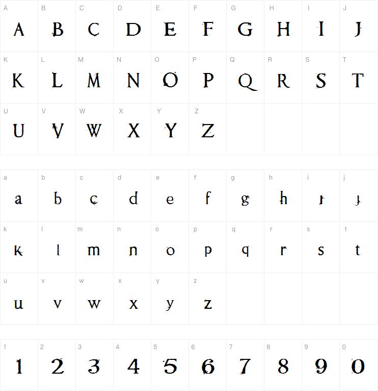 Requiem II字体
