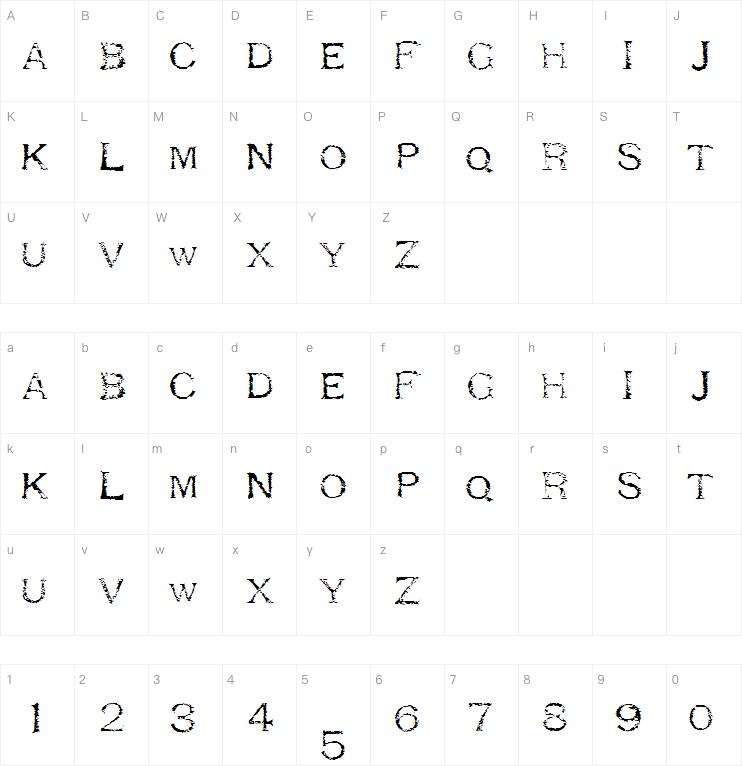Respess Capitals字体