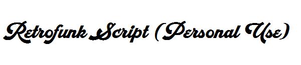 Retrofunk Script (Personal Use)字体