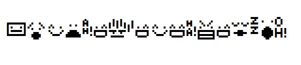 Retromoticons字体