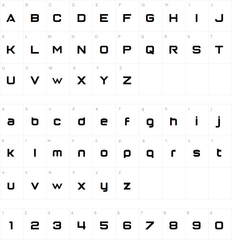 Return of the Grid字体