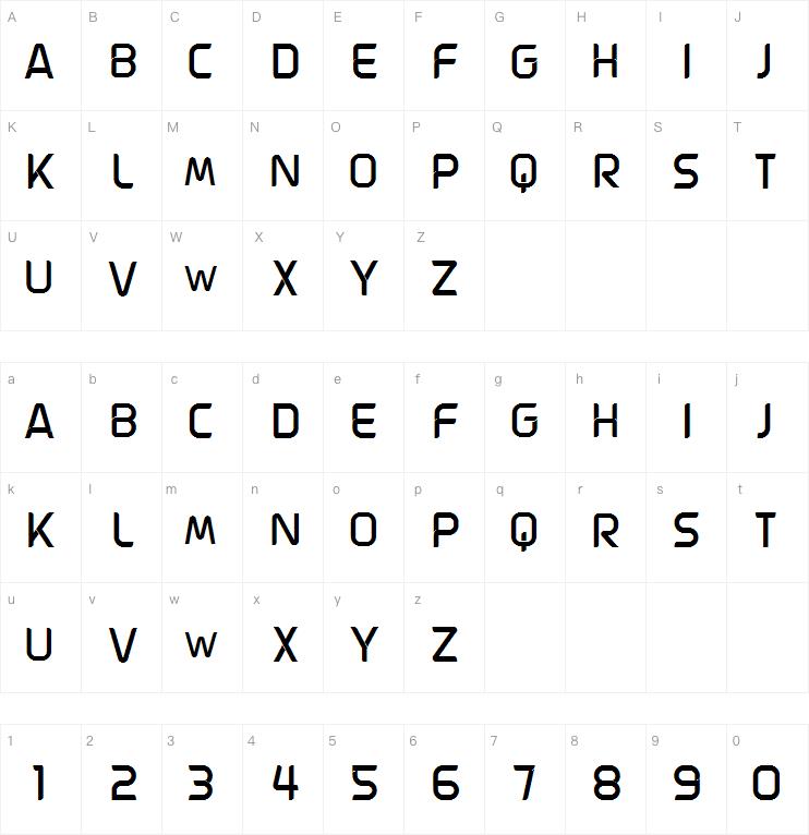 Revealed字体