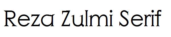 Reza Zulmi Serif
