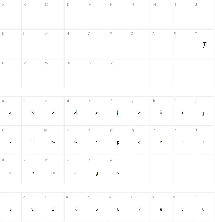 Rhannie Script字体