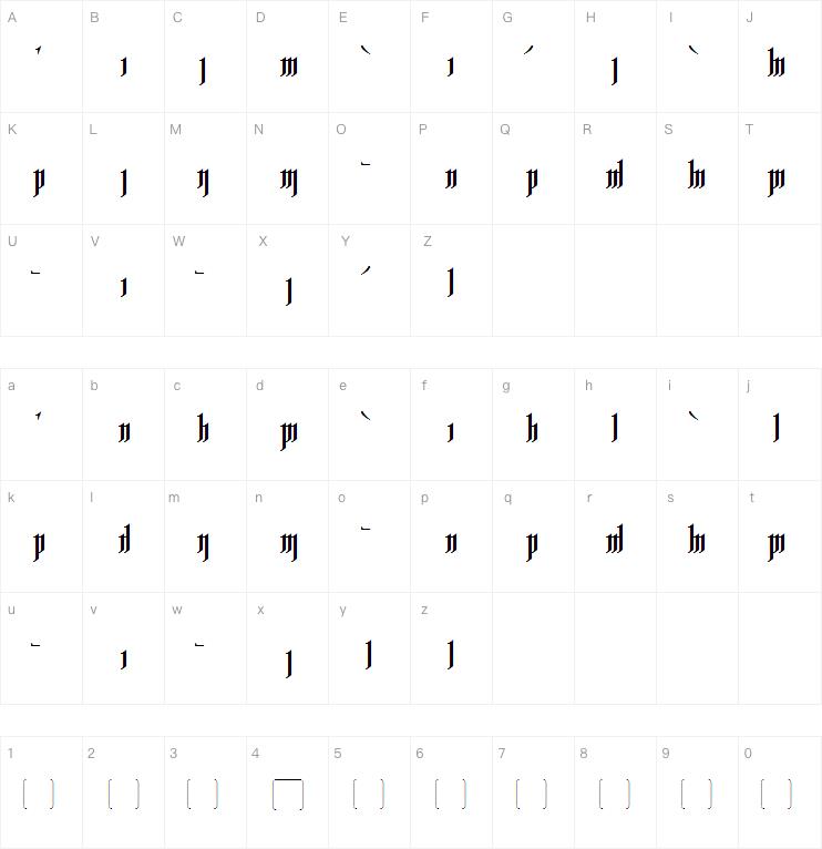 Rhesimol字体