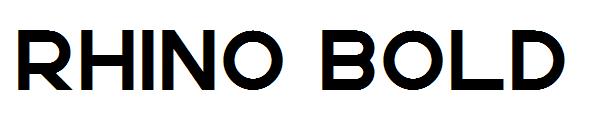 RHINO BOLD字体