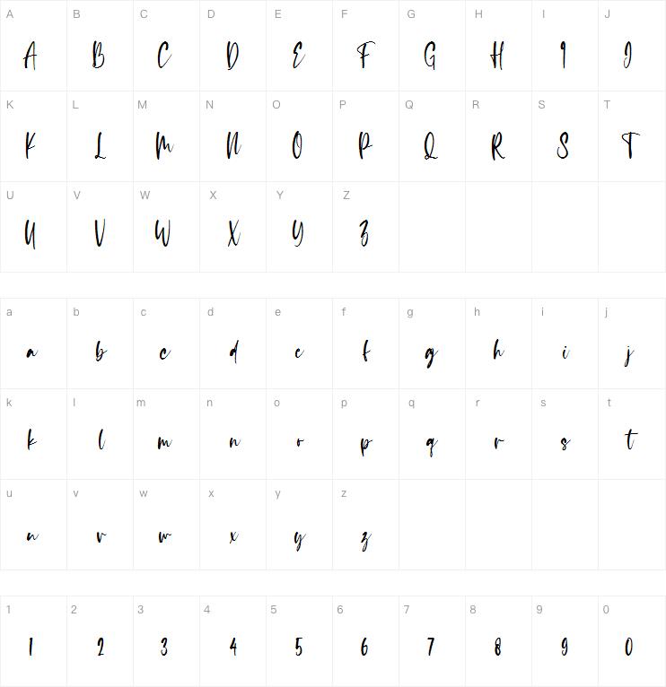 Rich and Famous字体