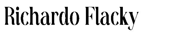 Richardo Flacky字体