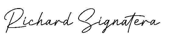 Richard Signatera字体