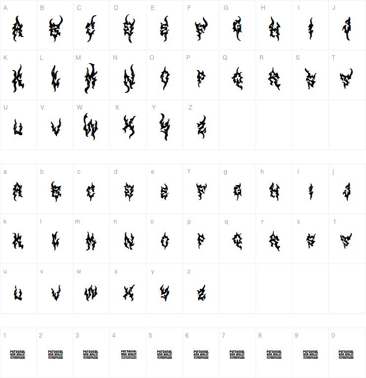 Richflame字体